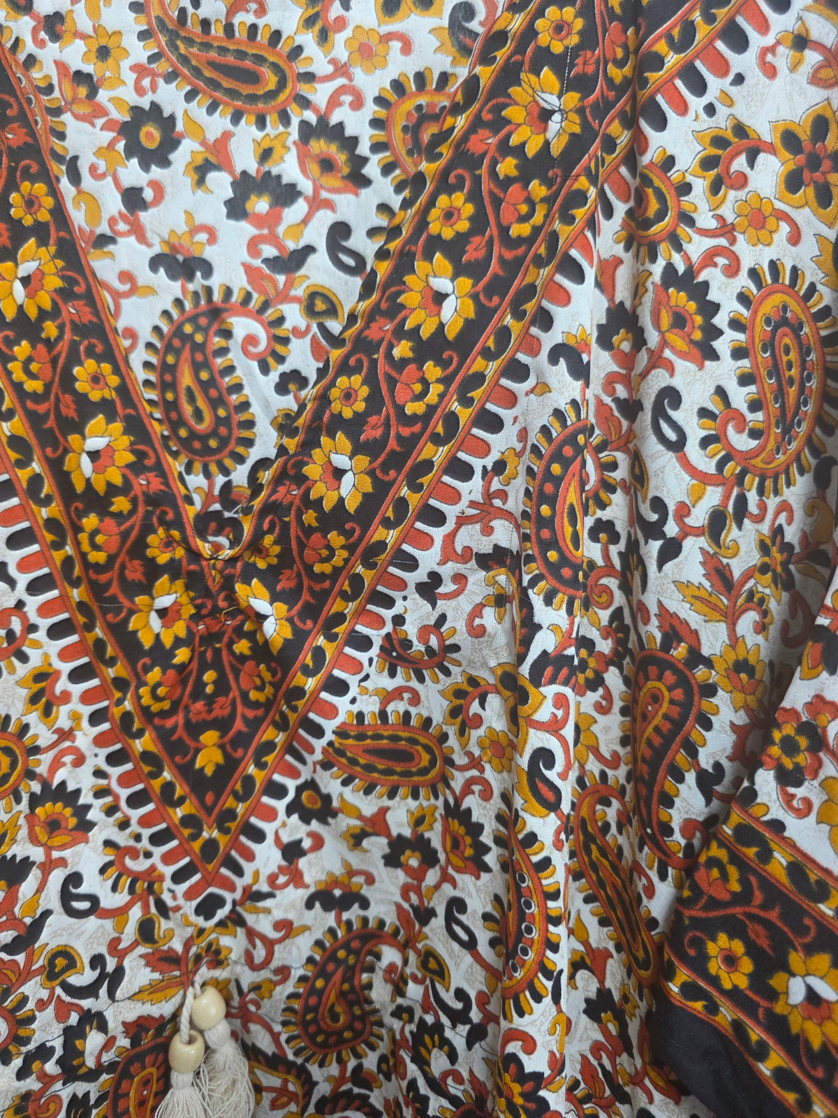 Casaca de Playa Estampada Modelo Kela – Talla Única Oversize